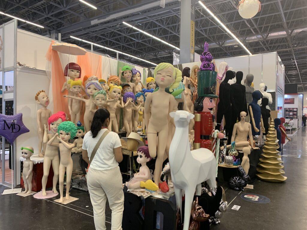 패션 전시회 마네킹