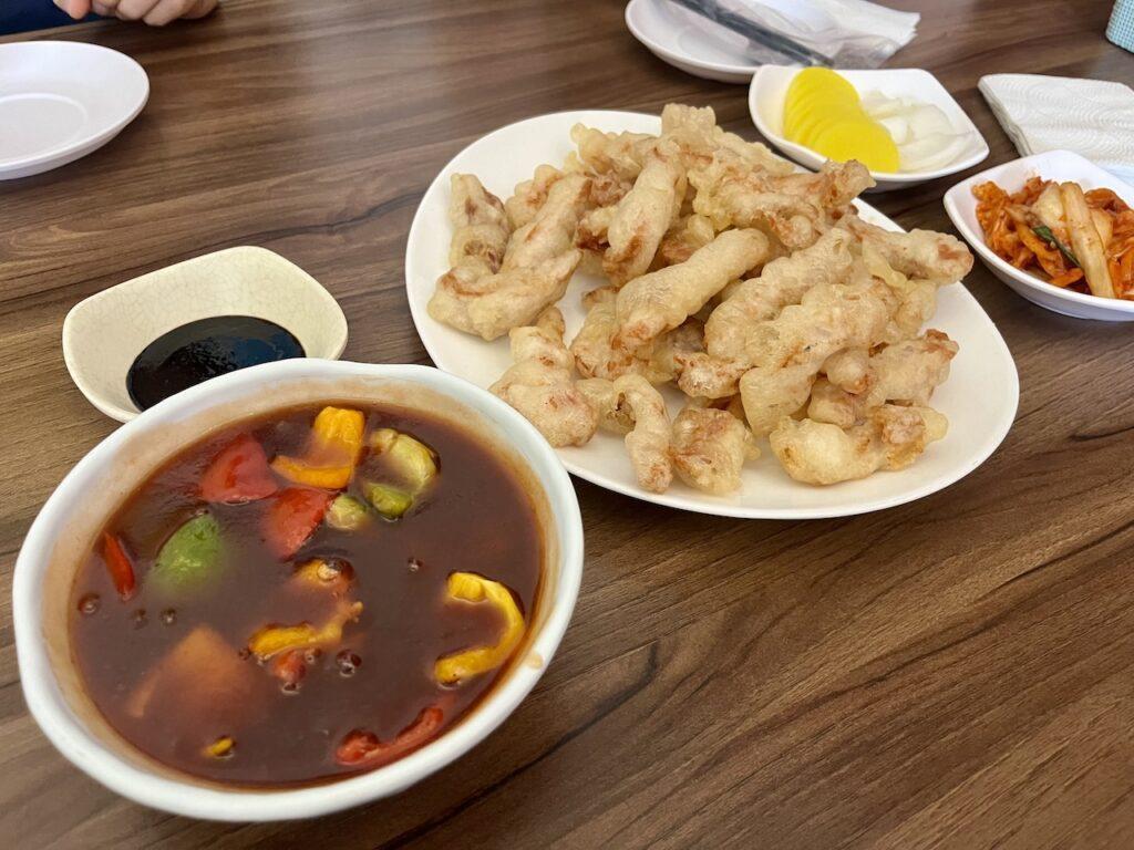 멕시코시티 한국식당 Hangari BBQ 탕수육