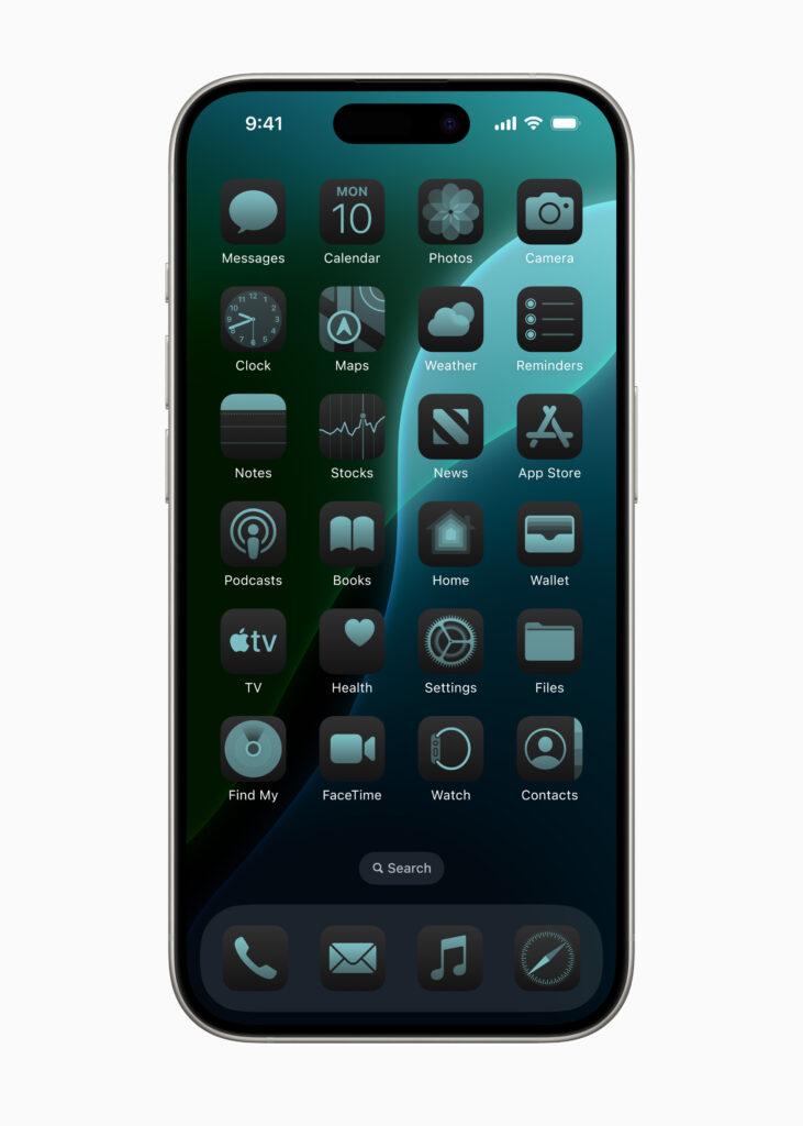 애플 iOS18 사용자화 옵션