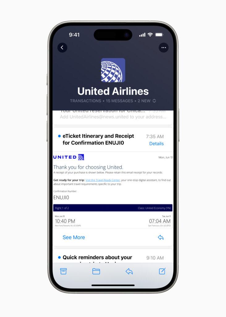 애플 iOS 18  Mail