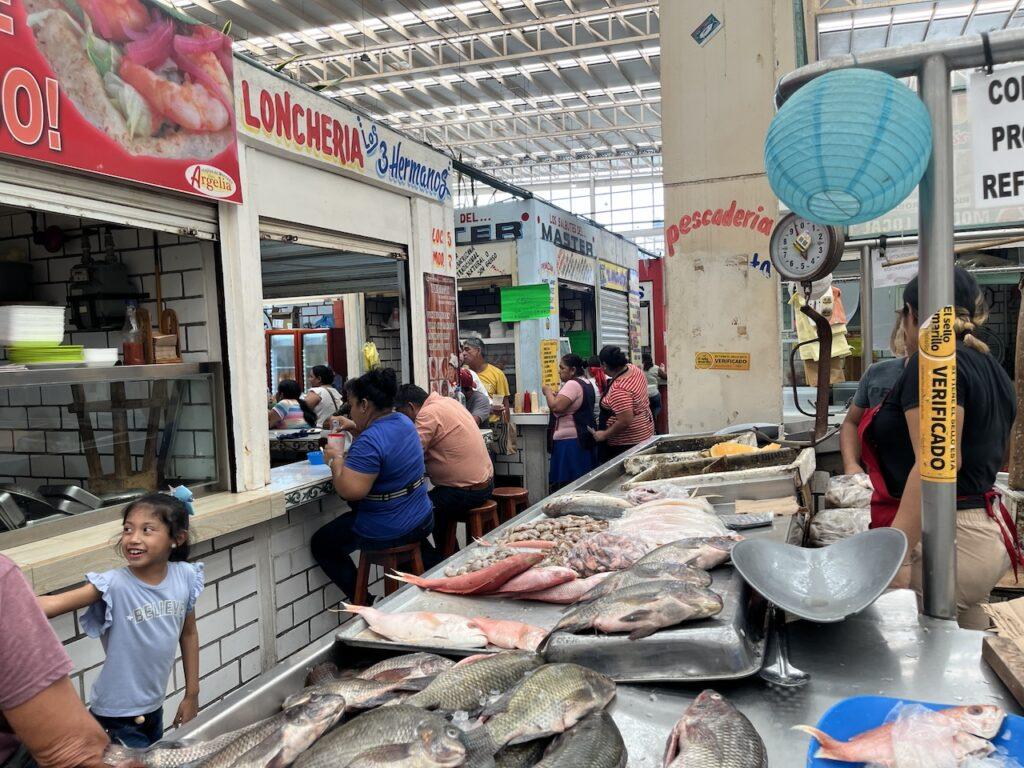 타바스코 비야에르모사 대표 로컬 시장